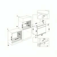 فرن غاز ارستون بلت ان - 90 سم - ستيل