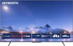 شاشة سمارت سكاي وورث 75 بوصة GOOGLE TV - 4K - LED