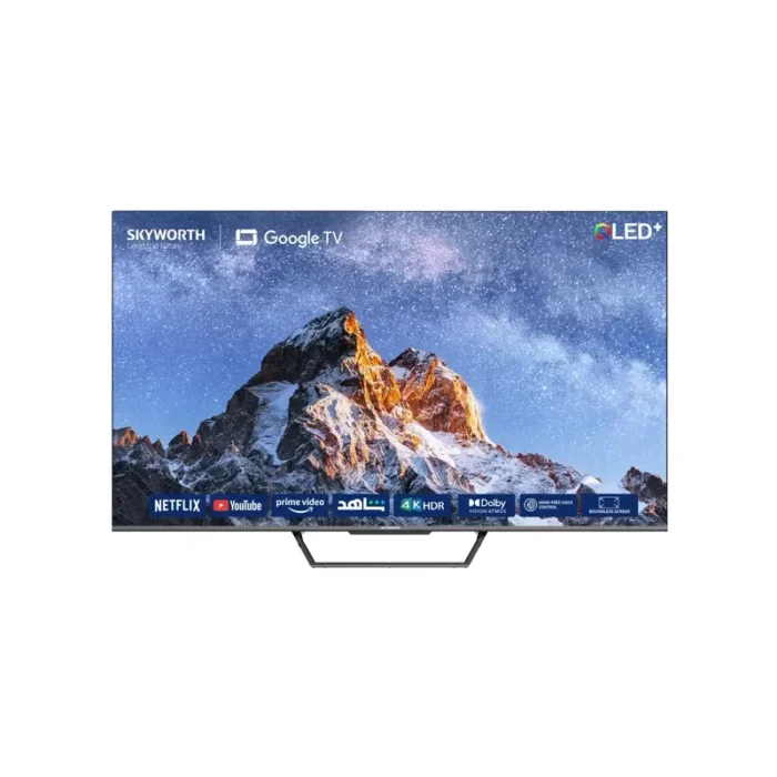 شاشة سمارت سكاي وورث 65 بوصة GOOGLE TV - 4K - QLED