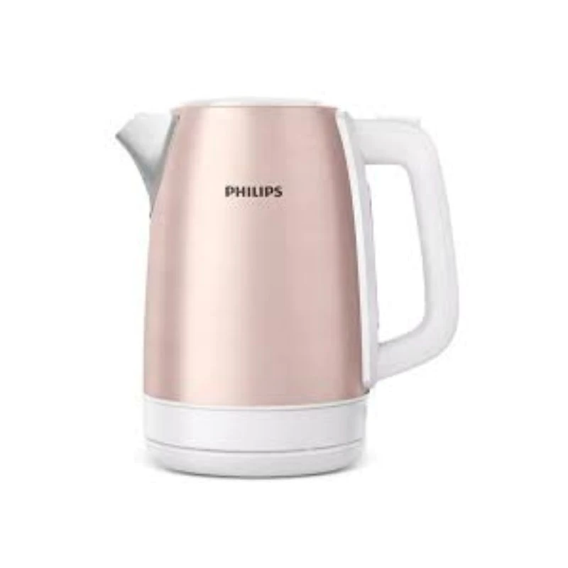غلاية كهربائية فيليبس دايلي كولكشن 1.7 لتر - 1800 واط - ذهبي/وردي غلاية كهربائية فيليبس دايلي كولكشن 1.7 لتر - 1800 واط - ذهبي/وردي